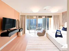 Upgraded Luxury Studio | Direct Dubai Mall Access | Hotel Facilities | All Bills Included