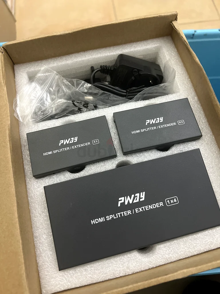 PWAY HDMI Extender Splitter 1x4 Port632571160779541113