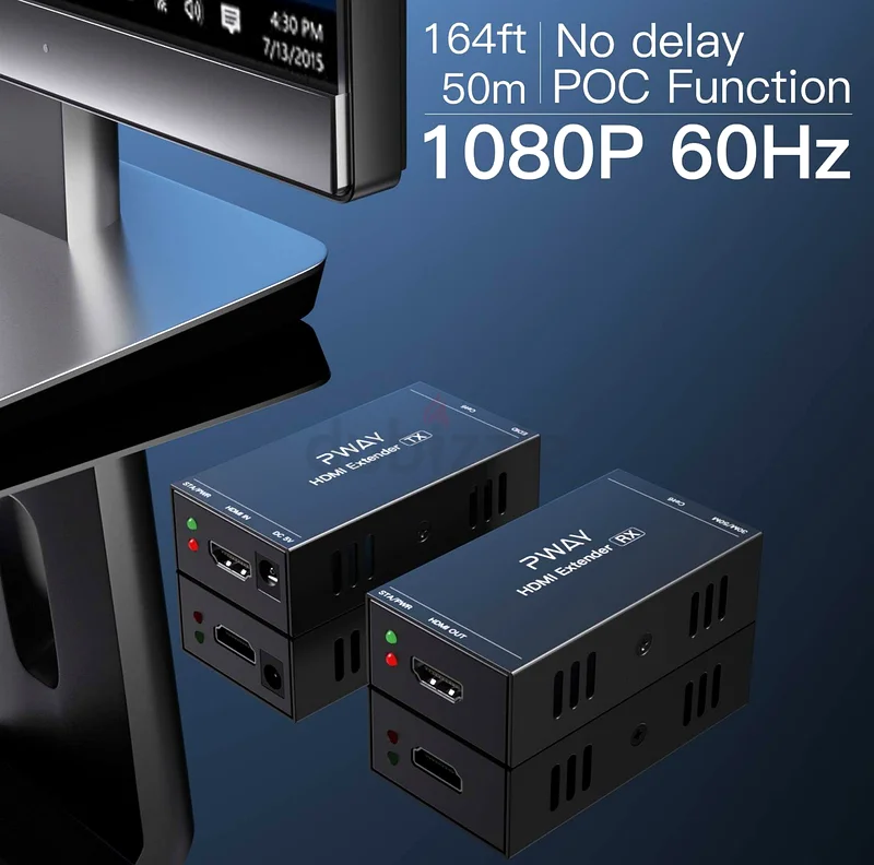PWAY PW-HT202P (POC) HDMI Extender 50m63257635284867111