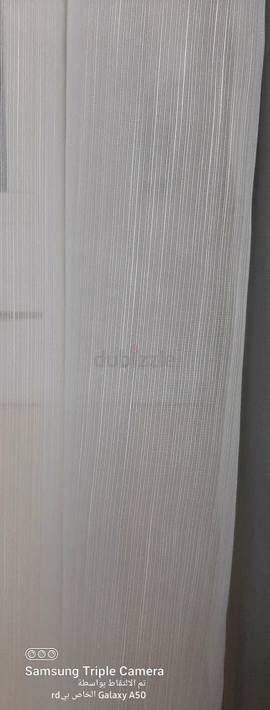 3 قطع بارتفاع 250 وعرض 300  
ستائر بيضاء شفافة أنيقة - مثالية لأي غرفة63177968843010113