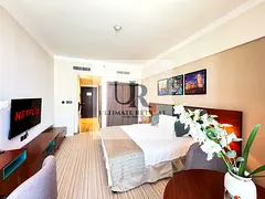 Hotel Apartment in JVC l Lowest Price Guaranteed lMonthly l DTCM ADMN not Included in price