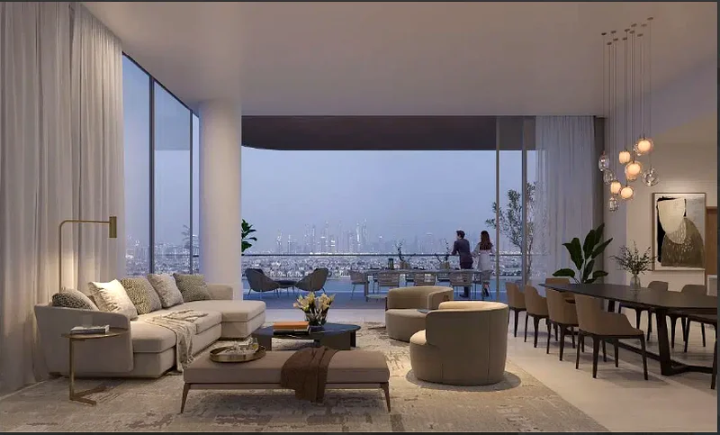 Half-floor penthouse | panoramic view from Atlantis to Blue water63229651302275113