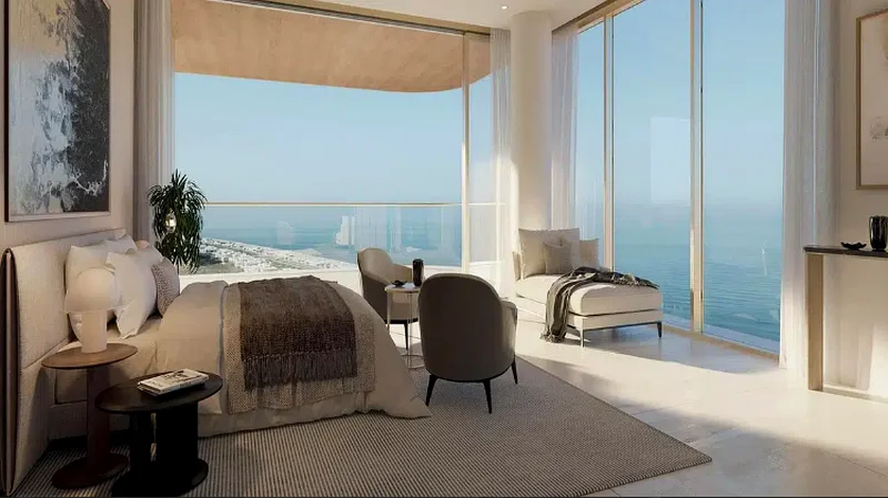 Half-floor penthouse | panoramic view from Atlantis to Blue water63229651302275111