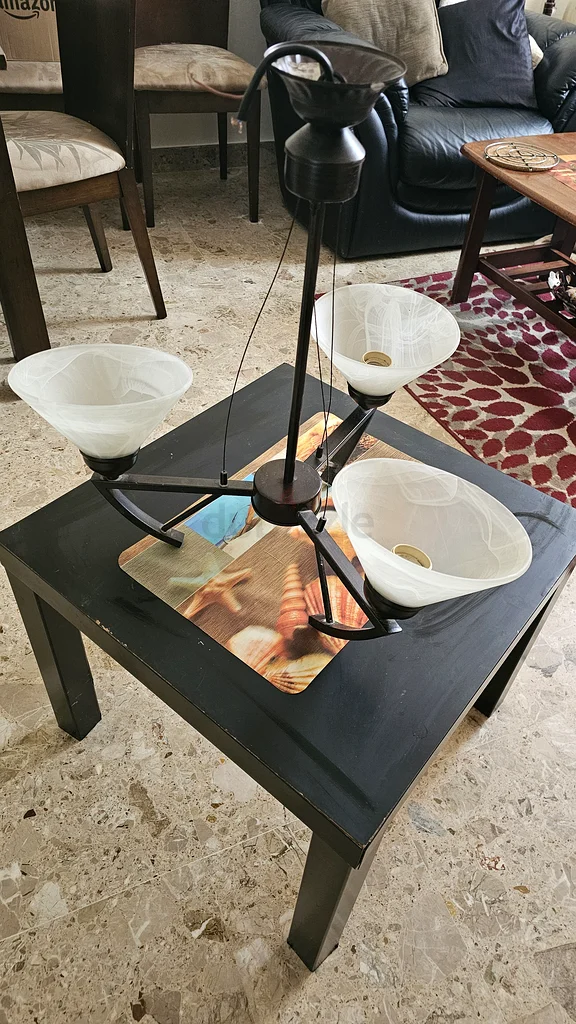 ثريات أنيقة وعصرية (زوج - قطعتان بثلاث مصابيح لكل منهما)63178438352129111