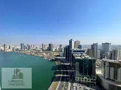 For rent an apartment in Sharjah, Al Majaz 3 area, Al Qasba Canal, overlooking the canal, close to a