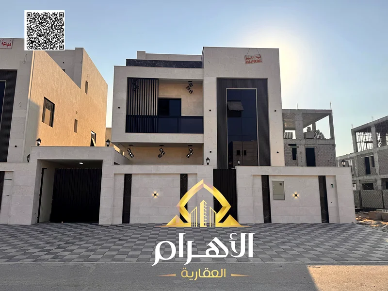 Dream villa in the heart of Ajman - stone facade, luxurious design, roof with terrace and swimming pool, all in an exceptional location next to park63252923514114111