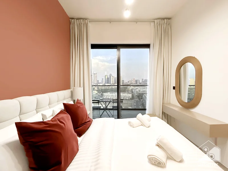 Chic 1-BHK Apt & Balcony in Binghatti Heights - ALL BILLS INCLUDED63835683645314112