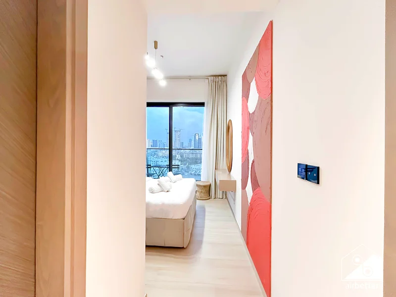 Chic 1-BHK Apt & Balcony in Binghatti Heights - ALL BILLS INCLUDED63835683645314114