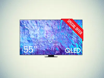 55 inch QLED Tv Samsung QLED 4k Smart Tv  - Special Offer!