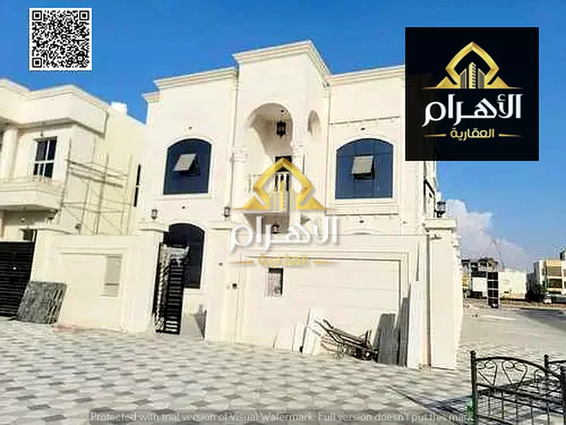 Seize the opportunity of a lifetime with a villa in Al Alia, 6 master bedrooms, including registration fees, electricity, water, and central air condi63877280004739111