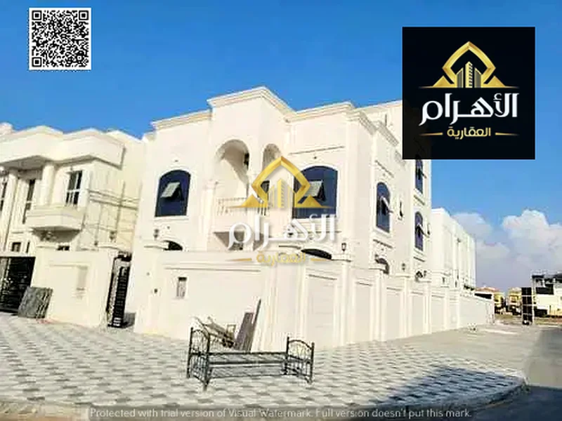 Seize the opportunity of a lifetime with a villa in Al Alia, 6 master bedrooms, including registration fees, electricity, water, and central air condi63877280004739112