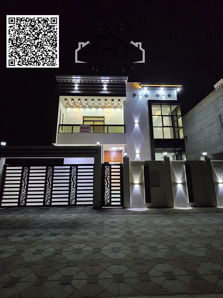 Luxury villa for sale in Al Helio area - Ajman zero down payment and purchase at the bank is also a63186735520387111