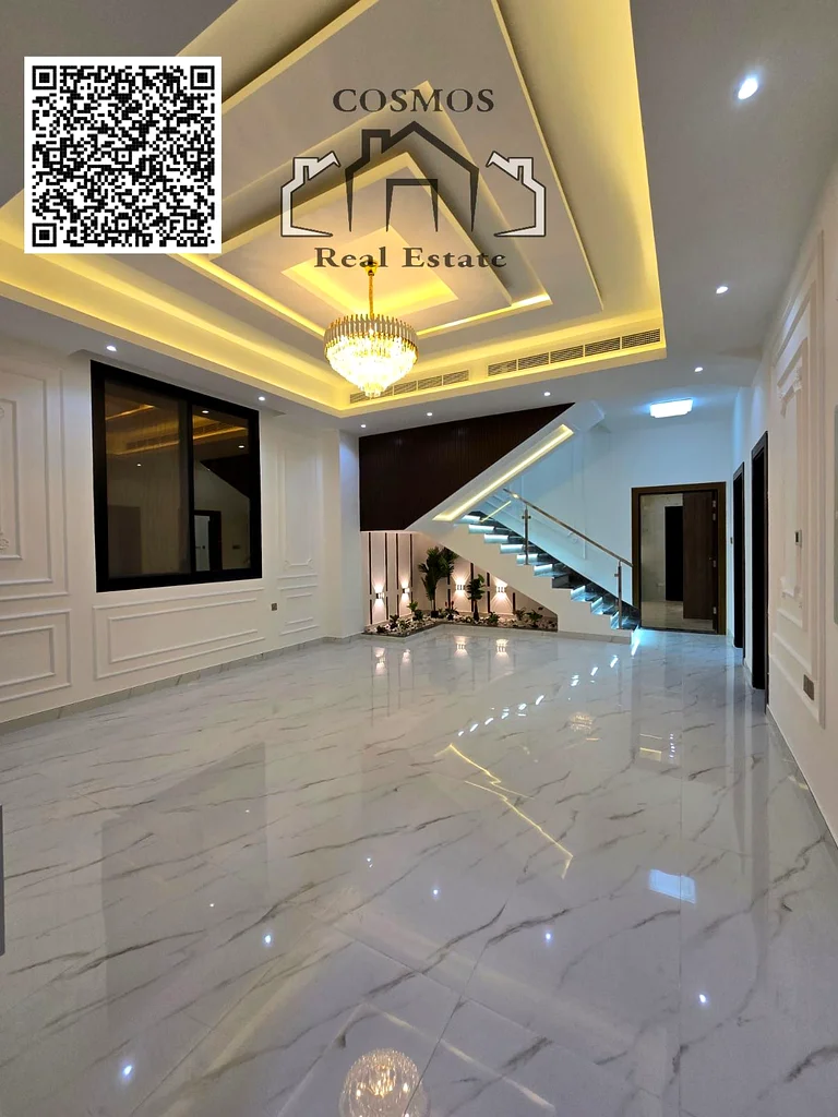 Luxury villa for sale in Al Helio area - Ajman zero down payment and purchase at the bank is also a63186735520387114