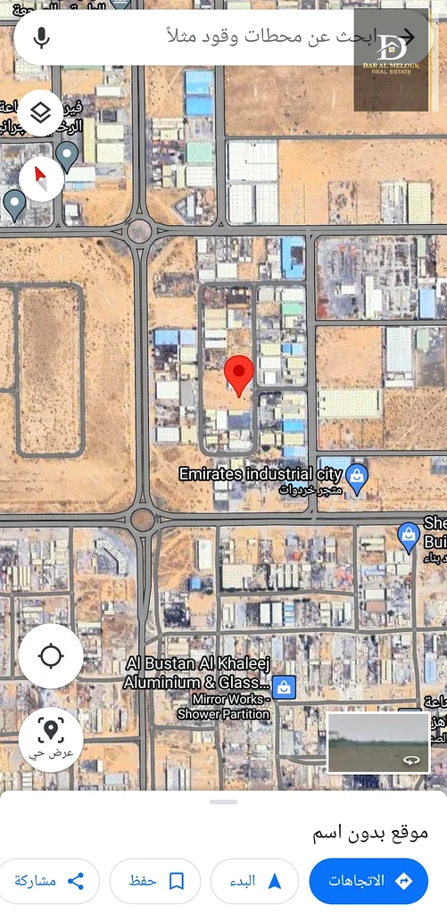 For sale in Sharjah, Al-Saja’a Industrial Area, Al-Hano, new commercial and industrial land, area of ​​30,000 square feet, freehold, all natio63195065496834111