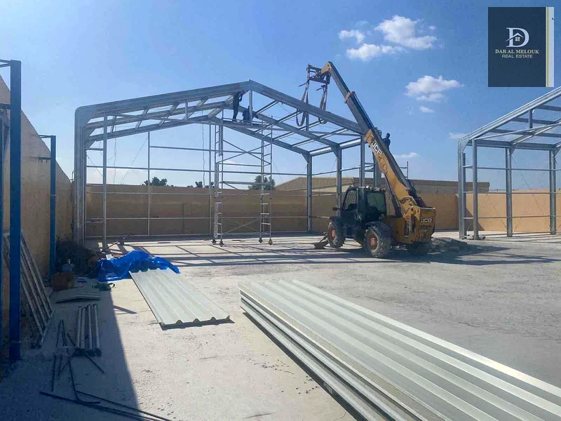 For sale in Sharjah, Al Sajaa area  A fenced land with an area of ​​20,000 feet  A corner on two streets, an industrial permit, Shabrat  Consistings63195065647489111
