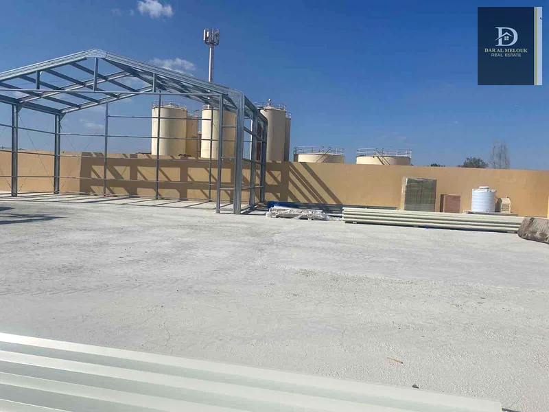 For sale in Sharjah, Al Sajaa area  A fenced land with an area of ​​20,000 feet  A corner on two streets, an industrial permit, Shabrat  Consistings63195065647489114