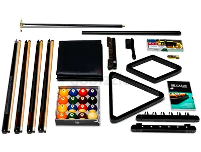 Complete Billiards Pool Table Set – Perfect for Your Home Game Room!