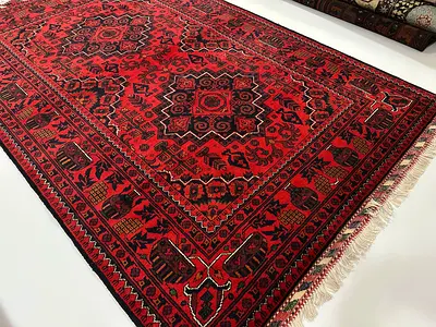 120 x 180 cm | new Handmade Stunning Turkmen Belgic Carpet