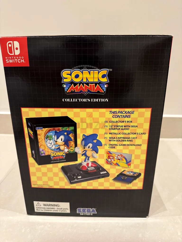 نسخة المجموعة من Sonic Mania لنظام Nintendo Switch (بدون رمز اللعبة)63228310824065113