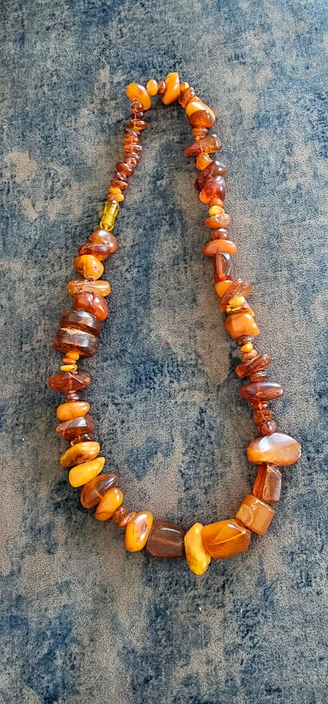For sale: a genuine, natural, and extremely rare amber necklace63234137185281110