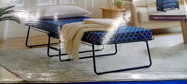 Portable folding bed