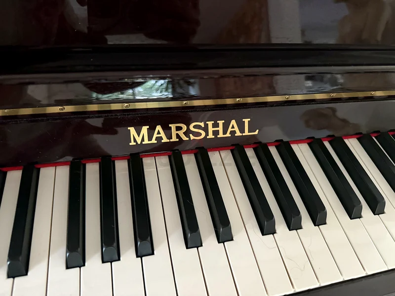 Marshal Elegant Black Upright Piano - - Perfect for Your Home!63202681382657114