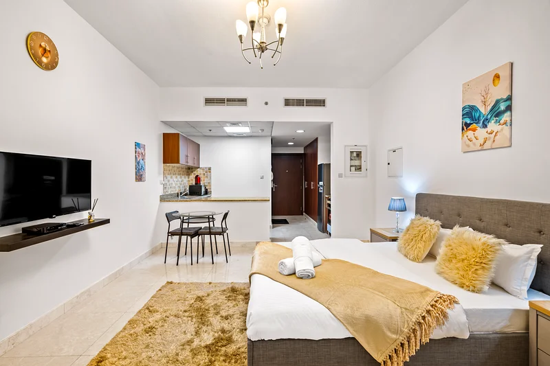 No Commission 6800 including bills Hotel Serviced Fully Furnished studio apartment with balcony63835892279811112