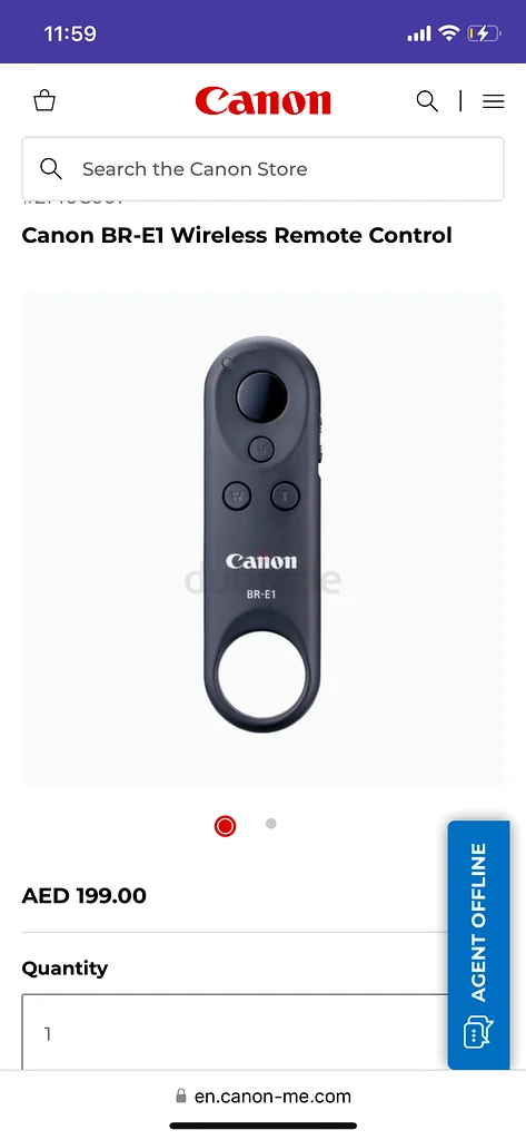 جهاز التحكم عن بعد اللاسلكي Canon BR-E163234134655105112
