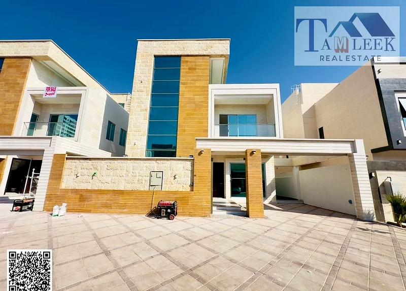 For sale, a luxurious villa with distinctive finishing and a large building area in a prime location in the Emirate of Ajman. The villa consists of 663912682307970110