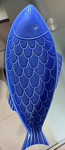 Serving plate ceramic