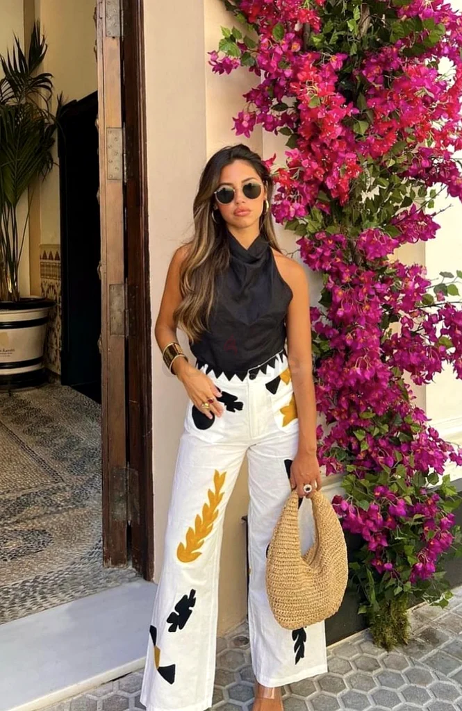 Zara Bloggers Favourite Embroidered Pants63238110669186114