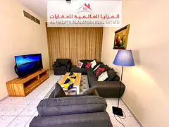 For rent monthly - Fully furnished Two-room apartment and a living room - All bills included - Sharj