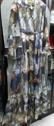 Italian multicoloured dress.  Size M-L. Still new.