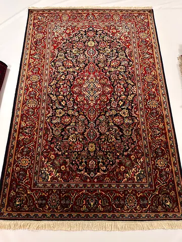 135 x 209 cm | new Handmade Stunning Persian Kashan Carpet Kurkwool