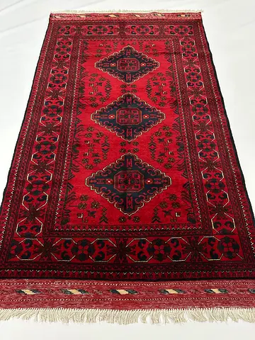 100 x 155 cm | New Handmade Stunning Turkmen Belgic Carpet
