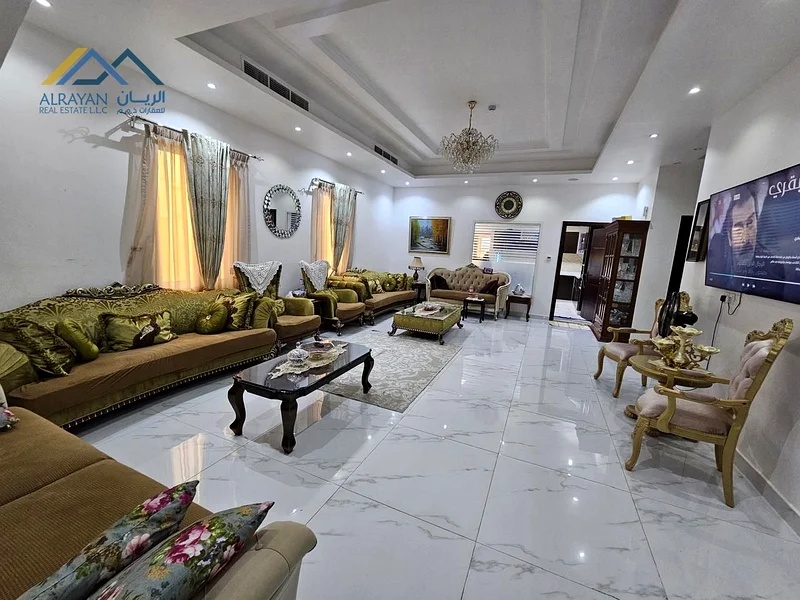 Central air conditioning __ Excellent location __ Opposite the mosque __ Near the mall __ Villa for sale in Mowaihat Ajman Freehold for all nationalit63870241227267113