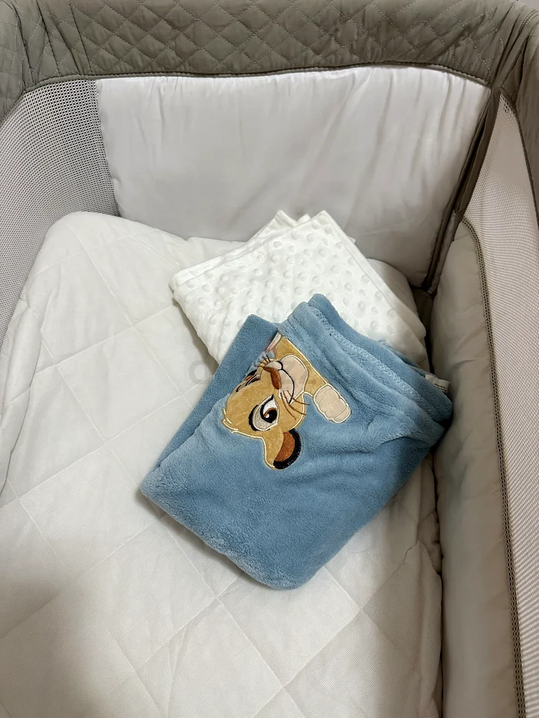 Like New Baby Crib with Mattress  Blanket – Used Only Once63204265939329113