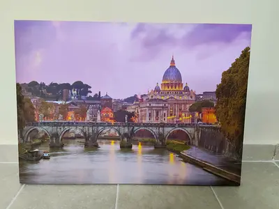 Stunning Canvas Print of Romes Iconic Architecture