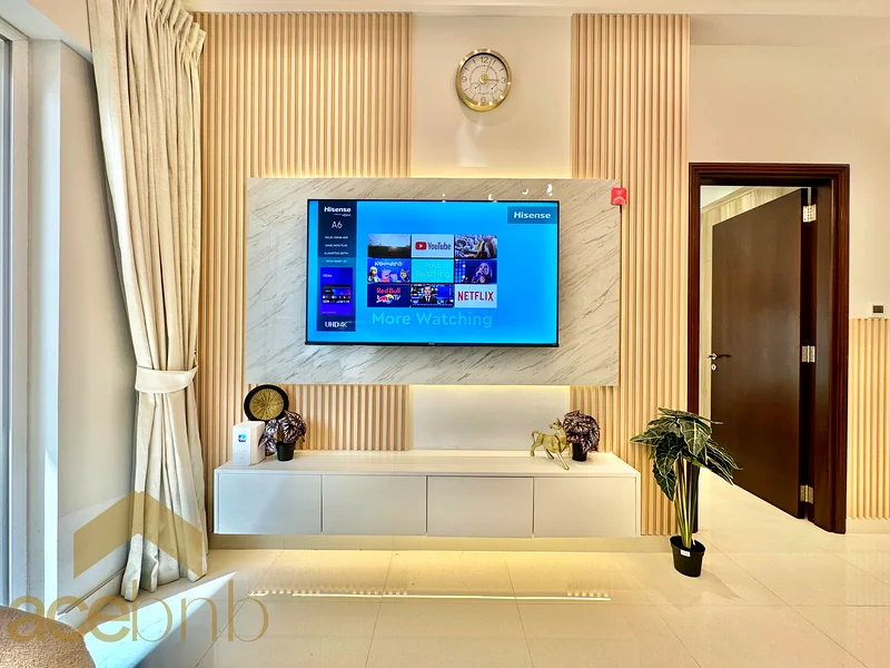 شقة جميلة بغرفة نوم واحدة في مدينة الرياضة | مُحدثة بالكامل | جميع الفواتير متضمنة63830943941891114