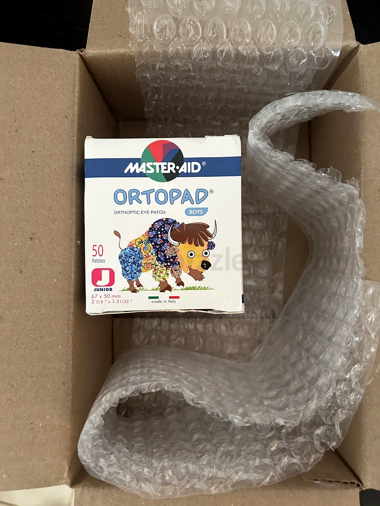 لفات لاصقة للعين من ORTOPAD عالية الجودة، 50/علبة (مقاس جونيور، من 0 إلى سنتين)63226784651522112