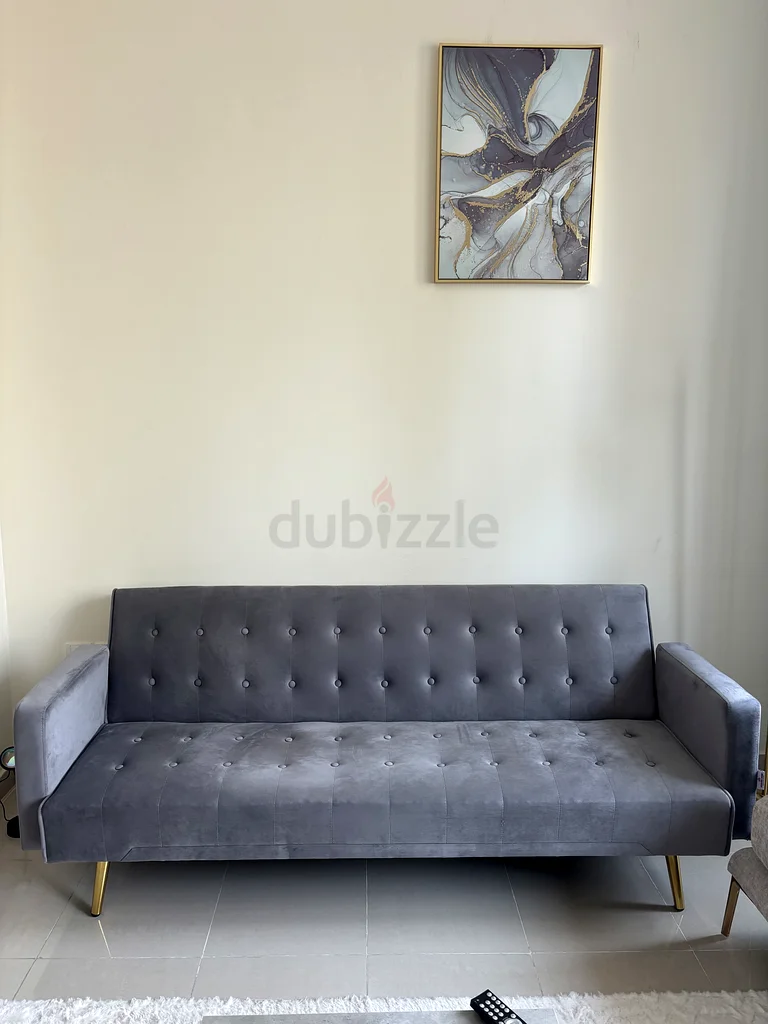 طقم أريكة رمادية أنيقة لغرف المعيشة العصرية63191109274241111