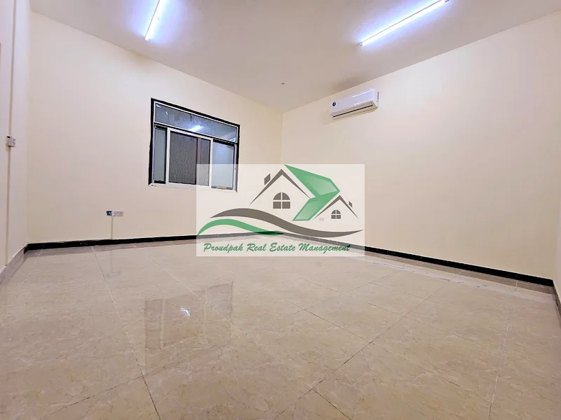 شقة جديدة بالكامل بغرفة نوم واحدة ومطبخ منفصل للعائلة في الوثبة، متاحة شهريًا63150487862657113