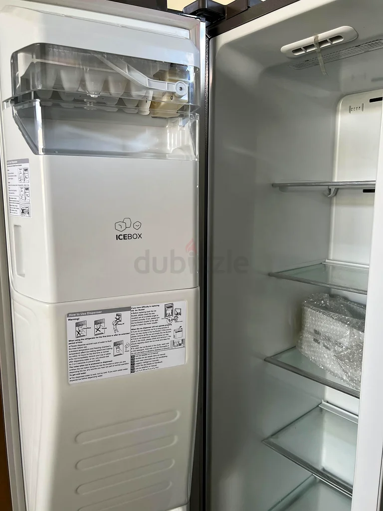 New Gorenje Fridge 606 Liter Side By Side Fridge With Ice Maker NRS9181VXBUK Without Box63166183219714113