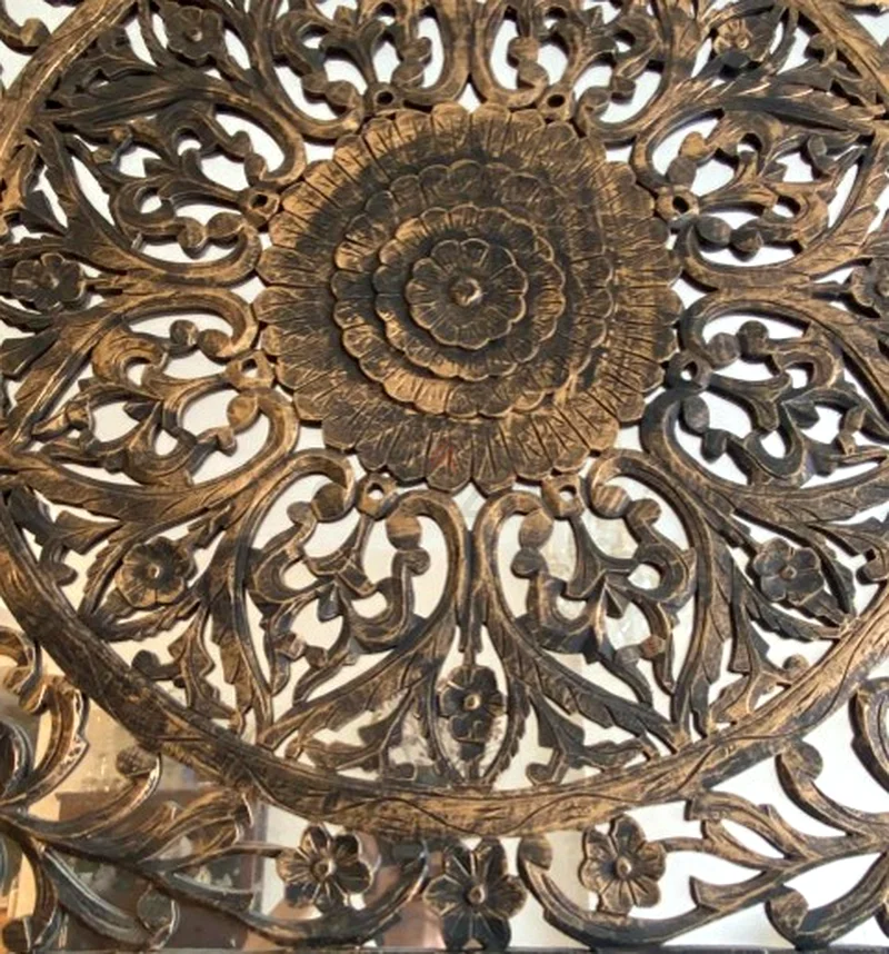 معلق حائط حصري - خشب ومراية63177603195779111