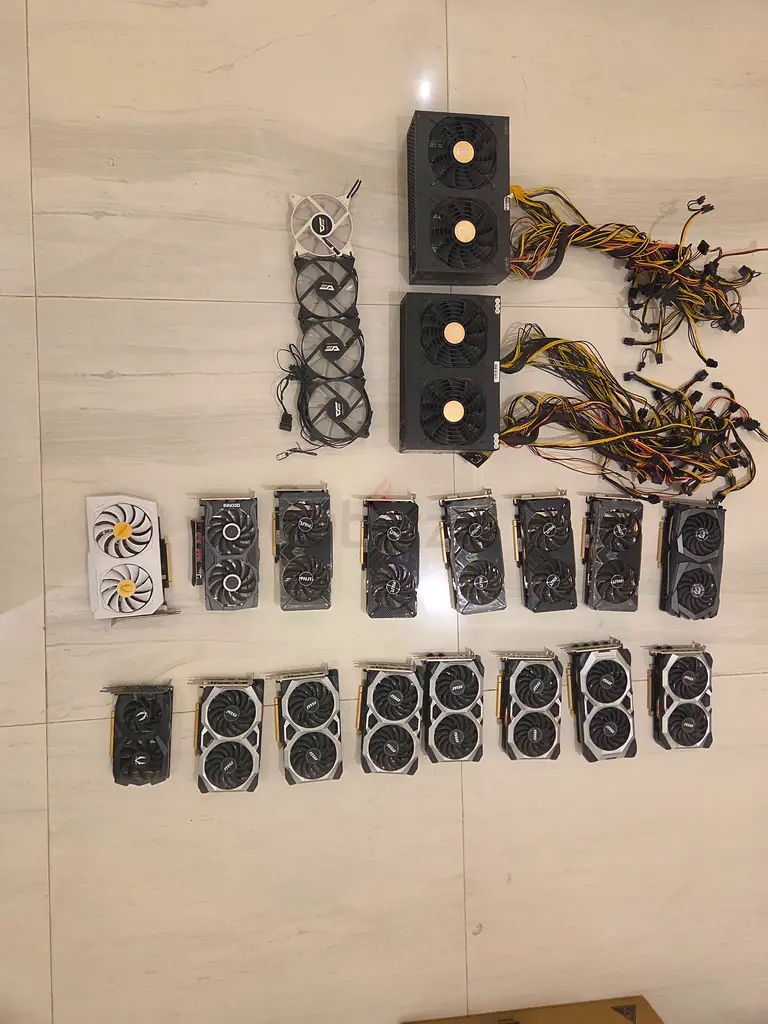 Power Up Your Mining Game: Complete Set of Graphics Cards!