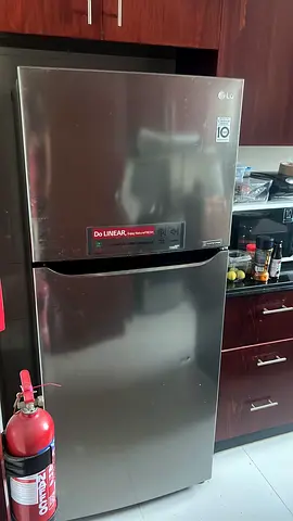 LG 550 Liters Top Mount Refrigerator, Platinum Silver Steel S- GN-C552SLCN, FREE DELIVERY +WARRANTY