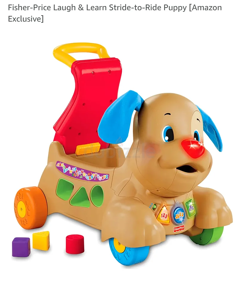 Fisher-price  laugh and learn stride to ride puppy for your kid63206876143875111