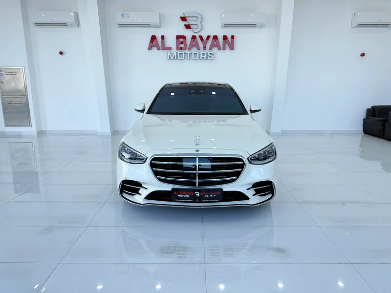 مرسيدس S580 ابيض / احمر فل ابشن 360 درجه كاميرات هيد اب ديسبليه الكبير كراسي طياره خليجي 202363162929246209114