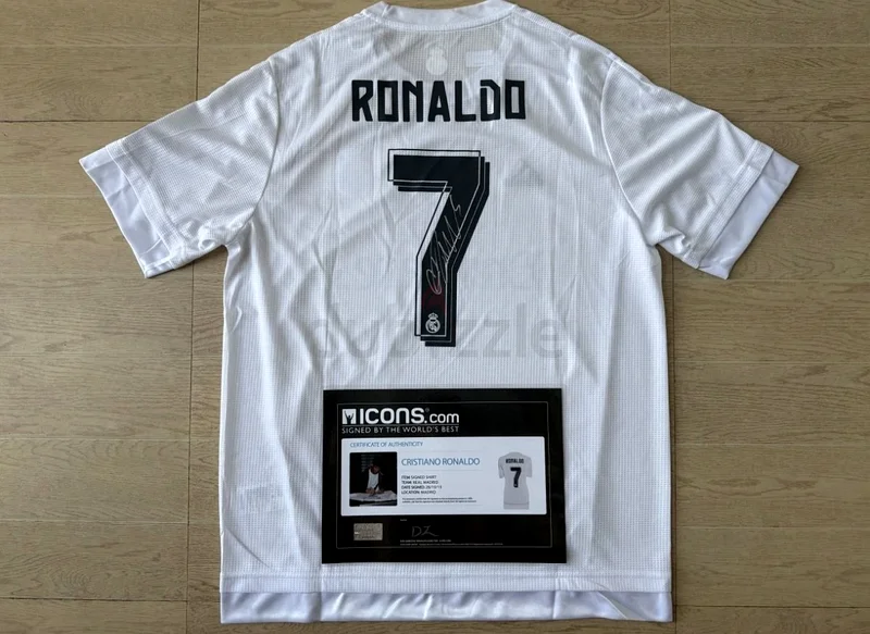 Cristiano Ronald Icons Signed Real Madrid Jersey (Icons COA)63208861180417110