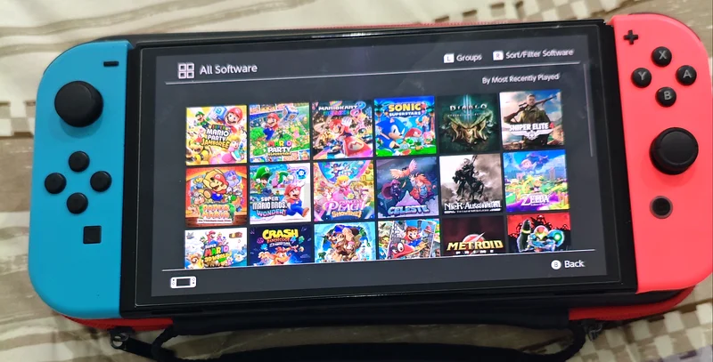 Nintendo Switch OLED with 30 games63173869274369111